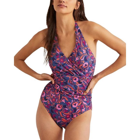 Boden Swim Boden Levanzo Ruched Halter Swimsuit Poshmark